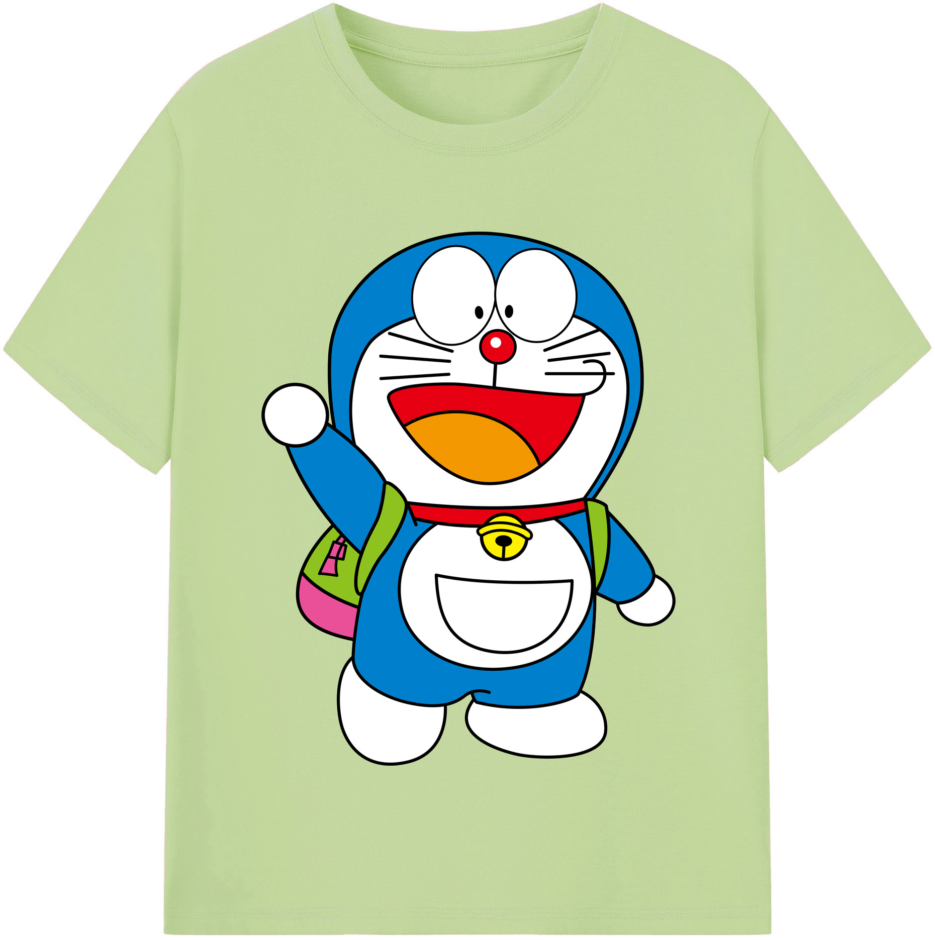 （画像用） ドラえもん Doraemon 綿100％半袖Tシャツ（フロントプリント）